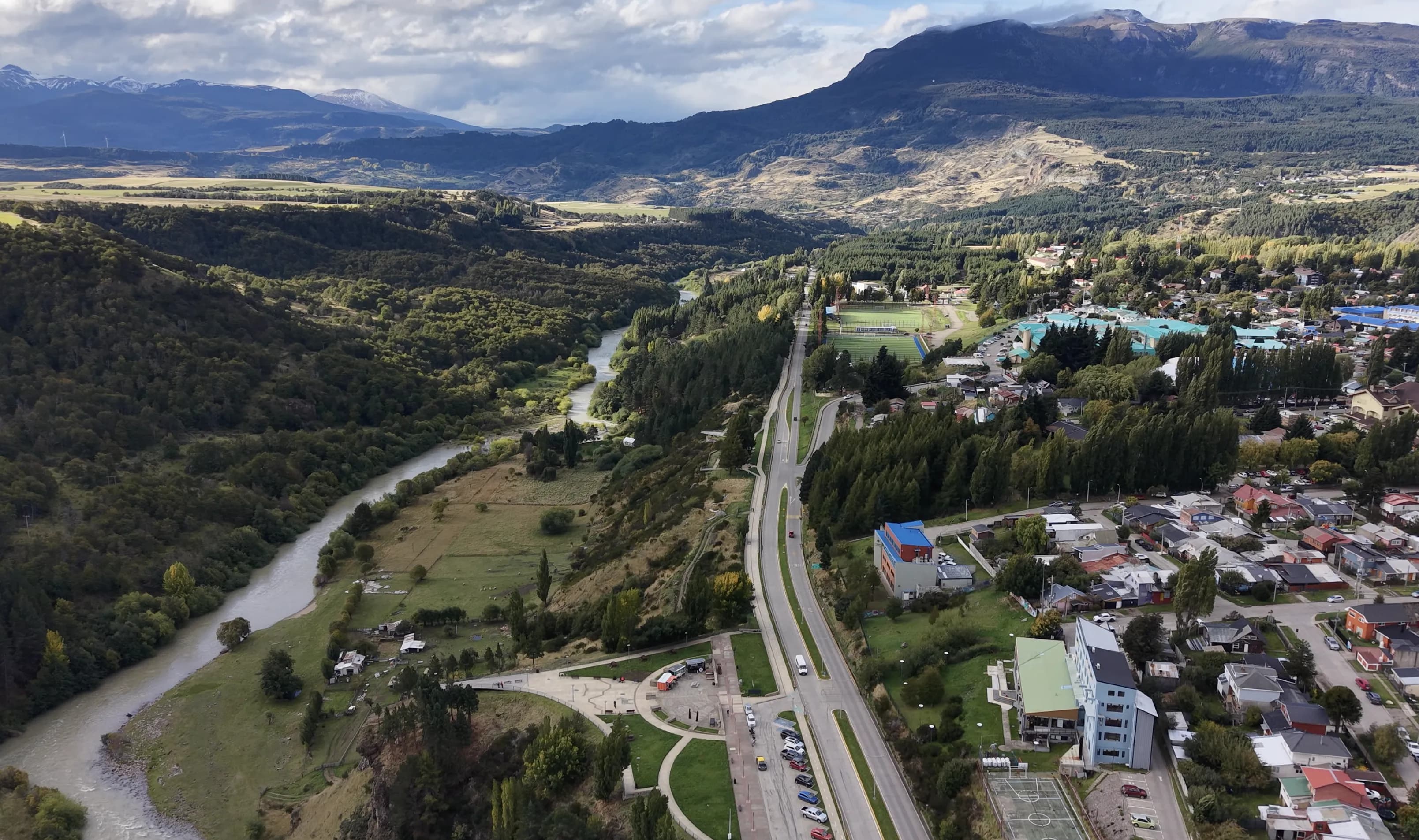 Vista panorámica de Coyhaique, la puerta a la Patagonia